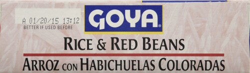 Goya Rice & Red Beans Perspective: top