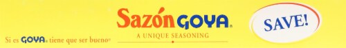 Sazon Goya® Con Azafran Seasoning Perspective: top