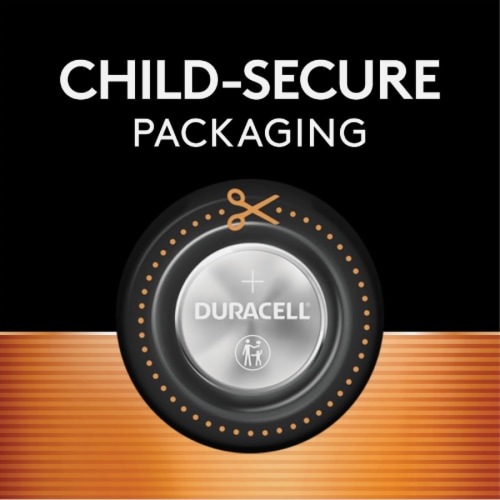 Duracell® Lithium Coin Batteries With Bitterant, 2025 DL2025BPK Perspective: top