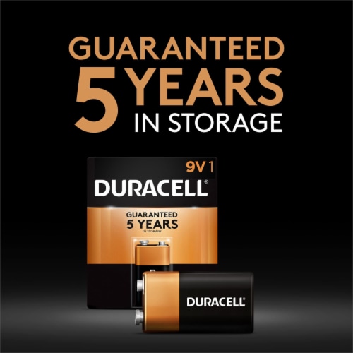 Duracell Alkaline Primary Major Cells 9V Perspective: top