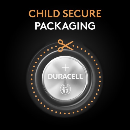 Duracell® Lithium Manganese Dioxide Specialty Batteries Perspective: top