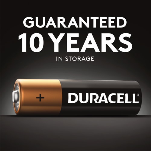 Duracell® Coppertop C8 Alkaline Batteries Perspective: top