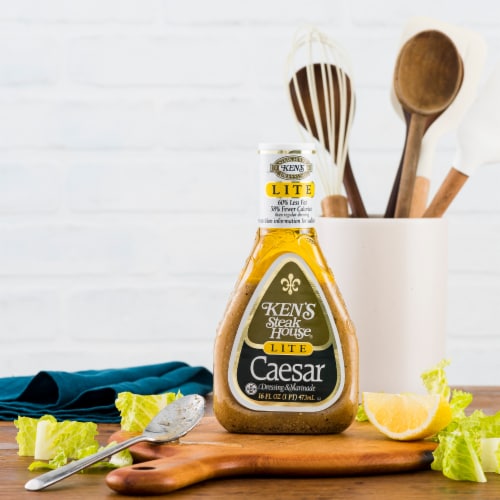 Ken's Steak House® Light Caesar Salad Dressing & Marinade Perspective: top