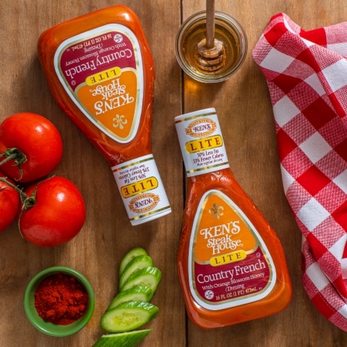 Ken's Steak House® Light Country French Salad Dressing Perspective: top