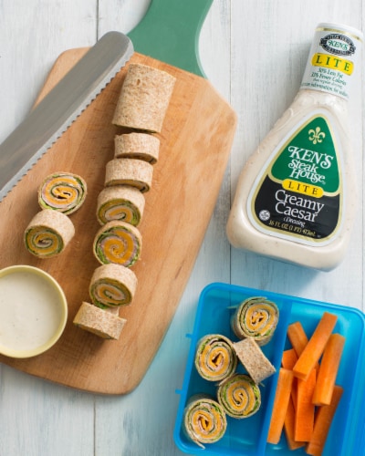 Ken's Steak House® Light Creamy Caesar Salad Dressing Perspective: top