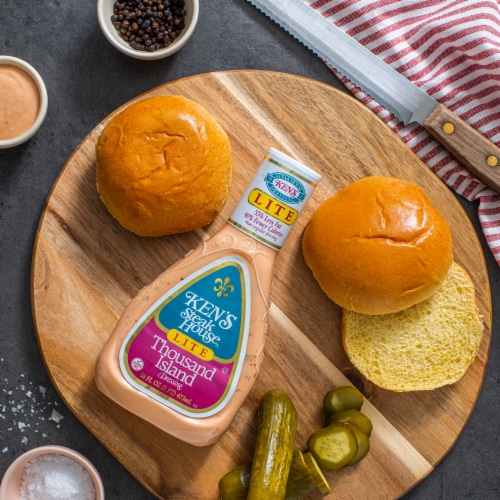 Ken's Steak House® Light Thousand Island Salad Dressing Perspective: top