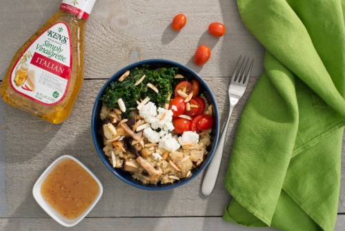 Ken's Steak House® Simply Vinaigrette Italian Salad Dressing Perspective: top