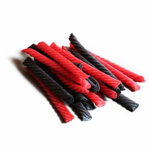 Red Vines Original Red & Black Licorice Candy Twists Family Mix Perspective: top