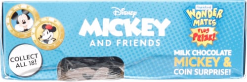 Frankford Wonder Mates® Plus Prize Milk Chocolate Mickey & Coin Surprise Candy Perspective: top
