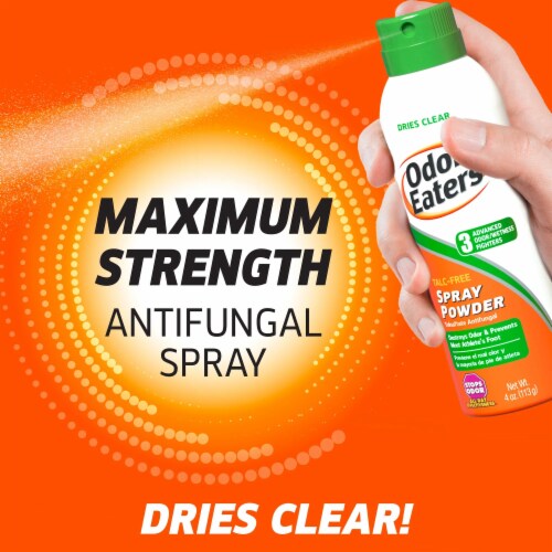 Odor-Eaters® Talc-Free Antifungal Foot Spray Powder Perspective: top