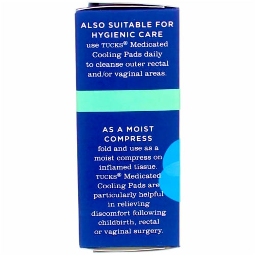 Tucks Medicated Hemorrhoid Cooling Pads Perspective: top