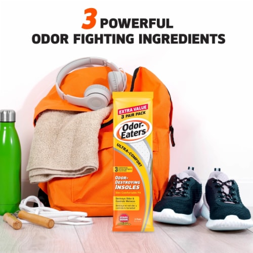 Odor-Eaters® Ultra-Comfort Odor-Destroying Insoles Perspective: top