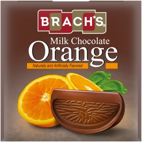 Brach's® Holiday Milk Chocolate Orange Ball Perspective: top