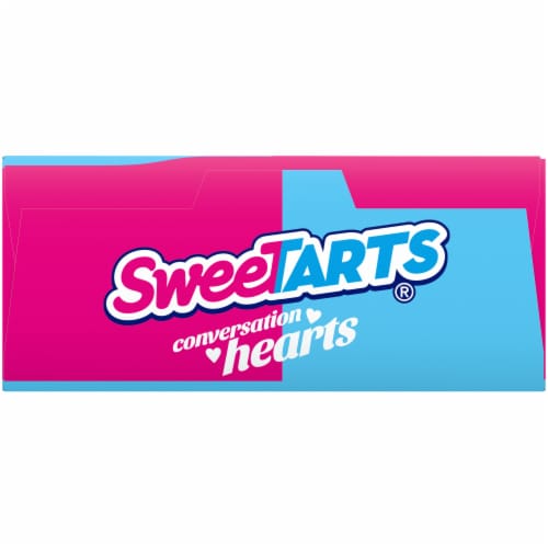 SweeTARTS Conversation Hearts Candy Valentine Perspective: top