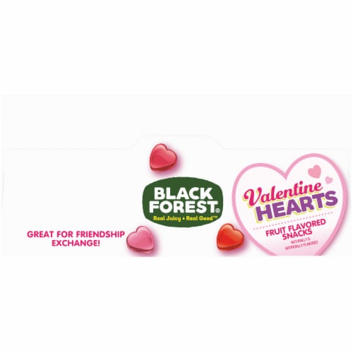 Black Forest® Valentine Hearts Fruit Flavored Snacks Perspective: top