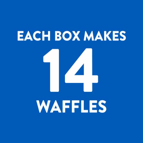Krusteaz® Belgian Waffle Mix Perspective: top