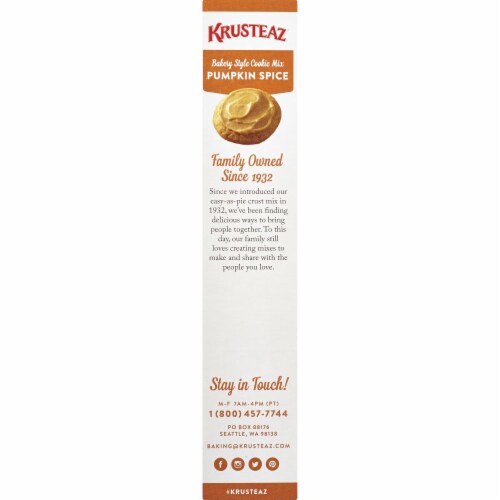 Krusteaz® Pumpkin Spice Cookie Mix Perspective: top