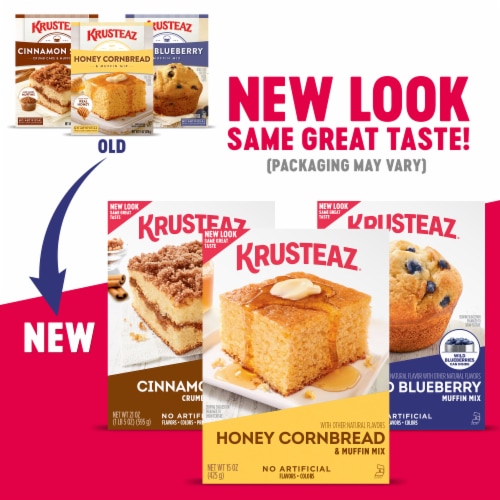 Krusteaz® Southern Cornbread & Muffin Mix Perspective: top