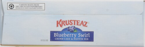 Krusteaz Blueberry Swirl Crumb Cake & Muffin Mix Perspective: top