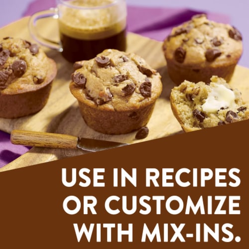 Krusteaz® Chocolate Chunk Muffin Mix Perspective: top
