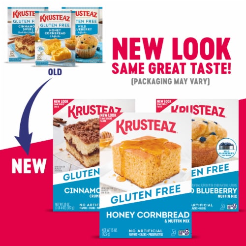 Krusteaz® Gluten Free Buttermilk Pancake & Waffle Mix Perspective: top