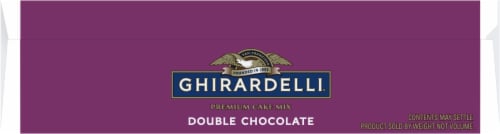 Ghirardelli® Double Chocolate Premium Cake Mix Perspective: top