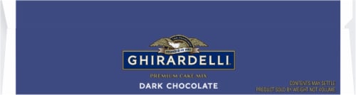 Ghirardelli® Dark Chocolate Premium Cake Mix Perspective: top