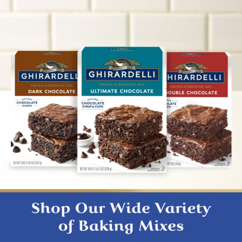 Ghirardelli® Brownie Cookie Bar Premium Brownie Mix Perspective: top