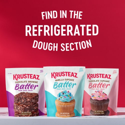 Krusteaz® Vanilla Cupcake Batter Perspective: top