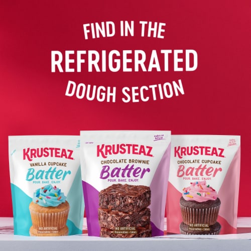 Krusteaz® Chocolate Brownie Batter Perspective: top