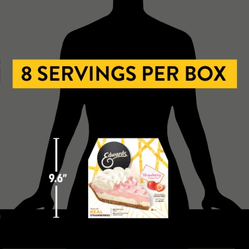 Edwards Premium Desserts Strawberry Crème Pie Perspective: top