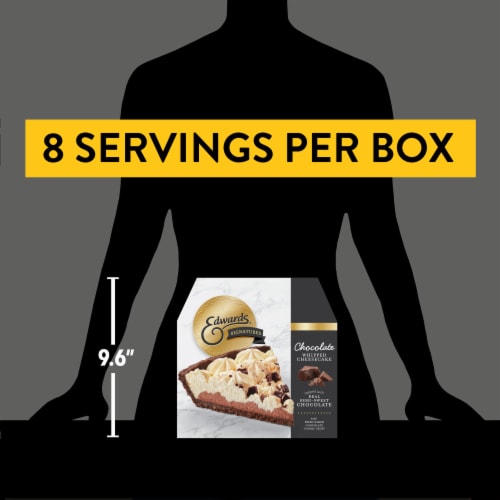 Edwards Signature Cheese Cake Desserts Whipped Chocolate Cheesecake Perspective: top