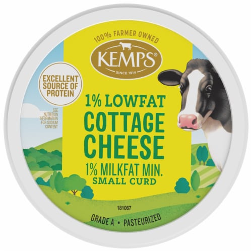 Kemps Low Fat Cottage Cheese Perspective: top