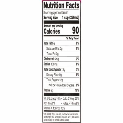 Kemps Select Fat Free Skim Milk Perspective: top