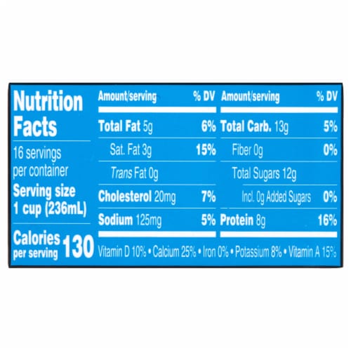 Kemps Select 2% Reduced Fat Milk Perspective: top