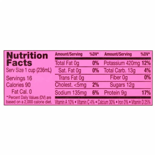 Kemps Select Fat Free Skim Milk Perspective: top