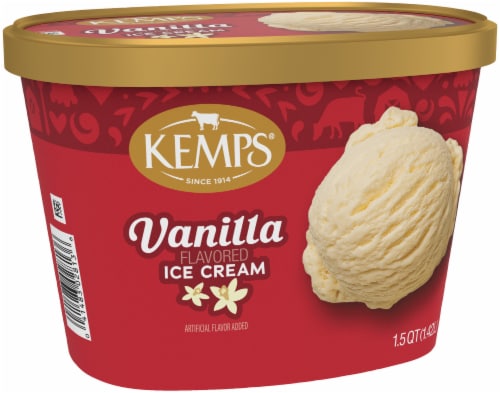 Kemps Vanilla Ice Cream Perspective: top
