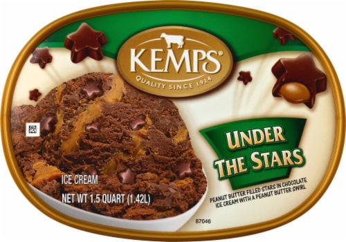 Kemps Under The Stars Ice Cream Tub Perspective: top
