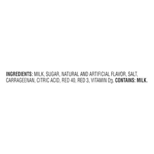 Kemps Select Whole Strawberry Milk Perspective: top