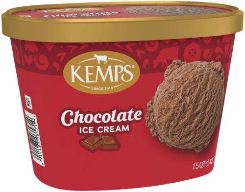 Kemps Chocolate Ice Cream Perspective: top