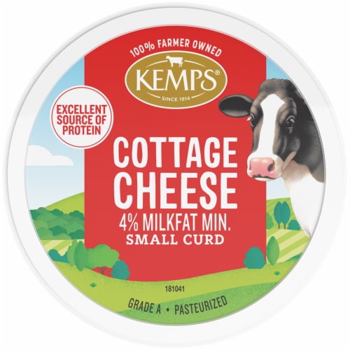 Kemps® 4% Small Curd Cottage Cheese Perspective: top