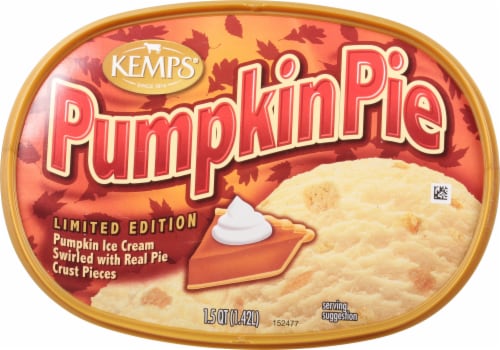 Kemps Limited Edition Pumpkin Pie Ice Cream Perspective: top