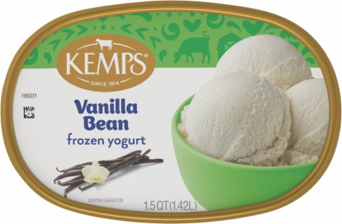 Kemps® Vanilla Bean Frozen Yogurt Tub Perspective: top