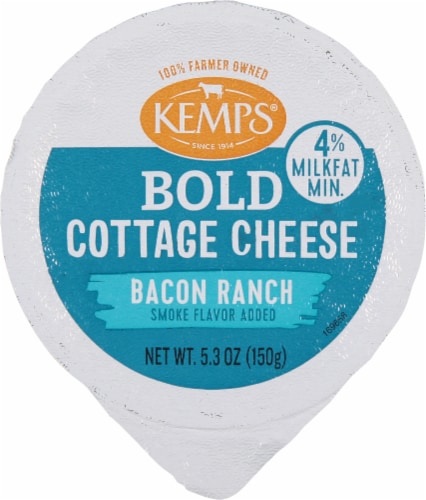 Kemps® Bold Bacon Ranch 4% Cottage Cheese Perspective: top