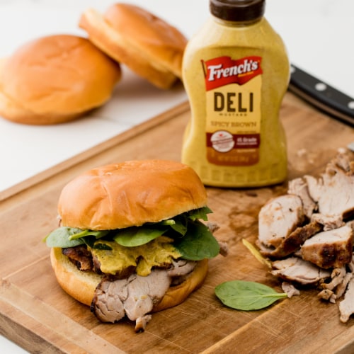 French's Spicy Brown Mustard Perspective: top