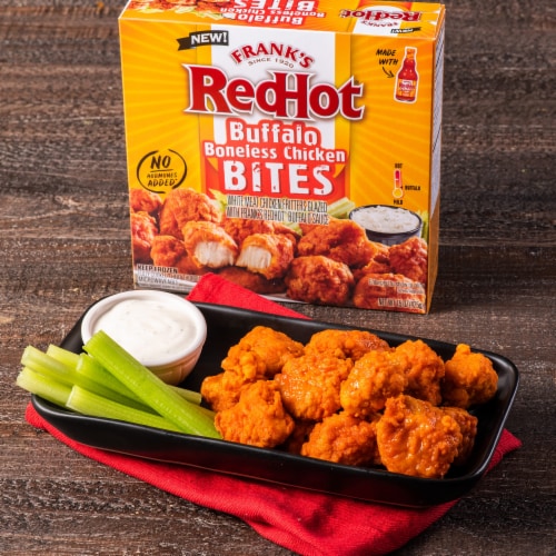 Frank's RedHot Buffalo Boneless Chicken Bites Perspective: top