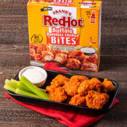 Frank's RedHot® Buffalo Boneless Chicken Bites Perspective: top