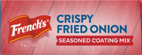 French's® Crispy Fried Onion Seasoned Coating Mix Perspective: top