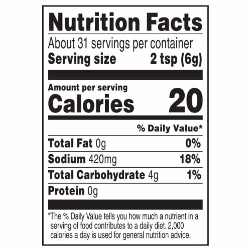 Ortega Value Size Original Taco Seasoning Mix, Kosher Perspective: top