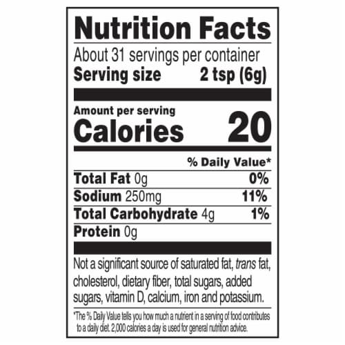 Ortega Value Size Taco Seasoning Mix Perspective: top